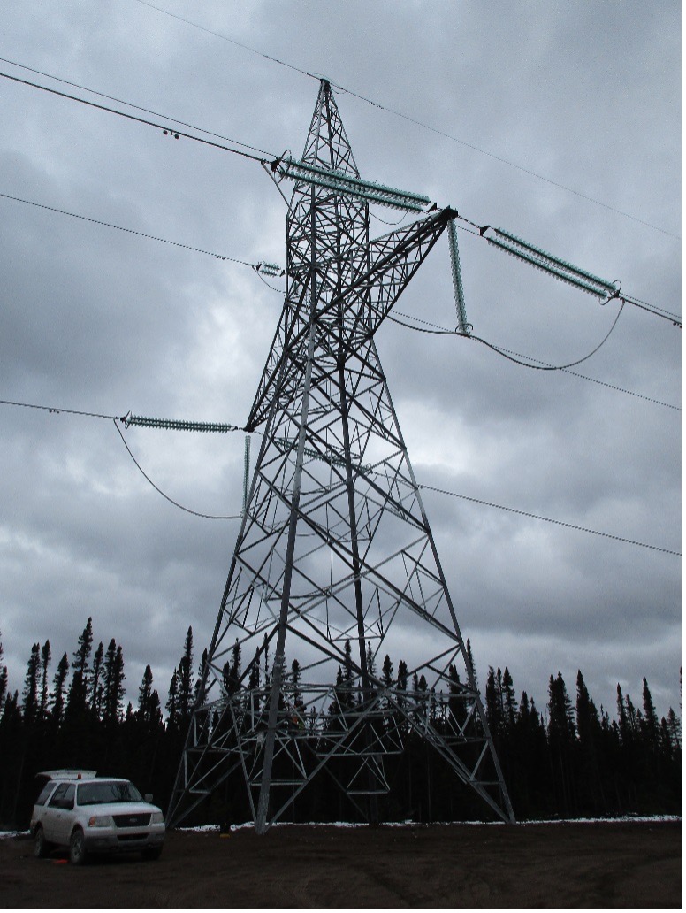 Transmission Tower Engineered Lifts for Voltage Power